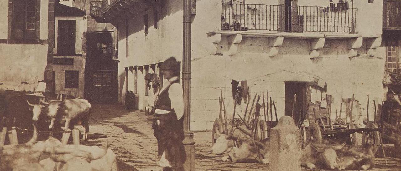 La fotografía más antigua de A Coruña conocida.