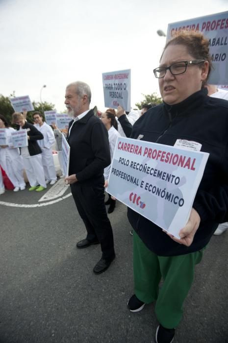 Protestas de sanitarios en A Coruña