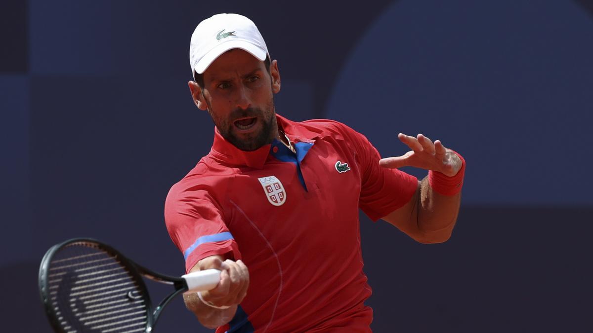 Djokovic, durante los Juegos