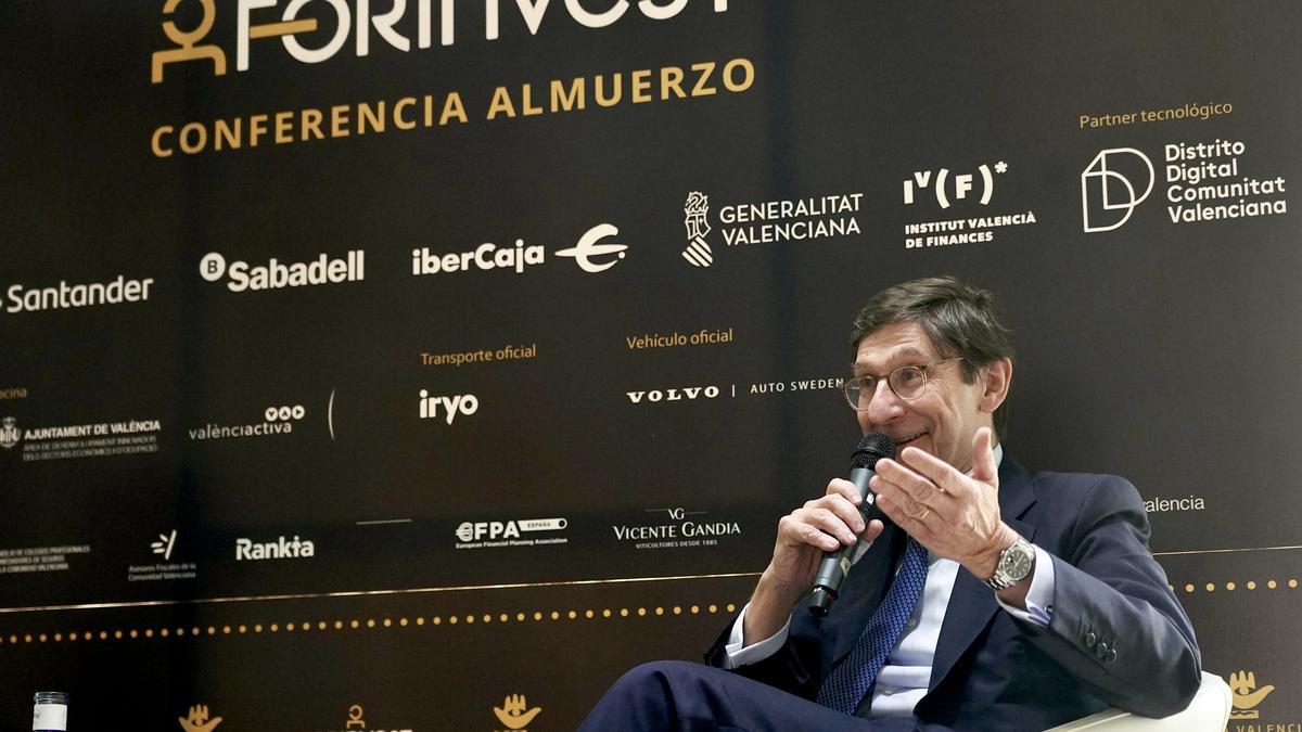 José Ignacio Goirigolzarri, hoy, en Forinvest