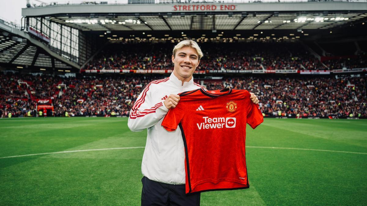 Rasmus Hojlund, nuevo jugador del Manchester United
