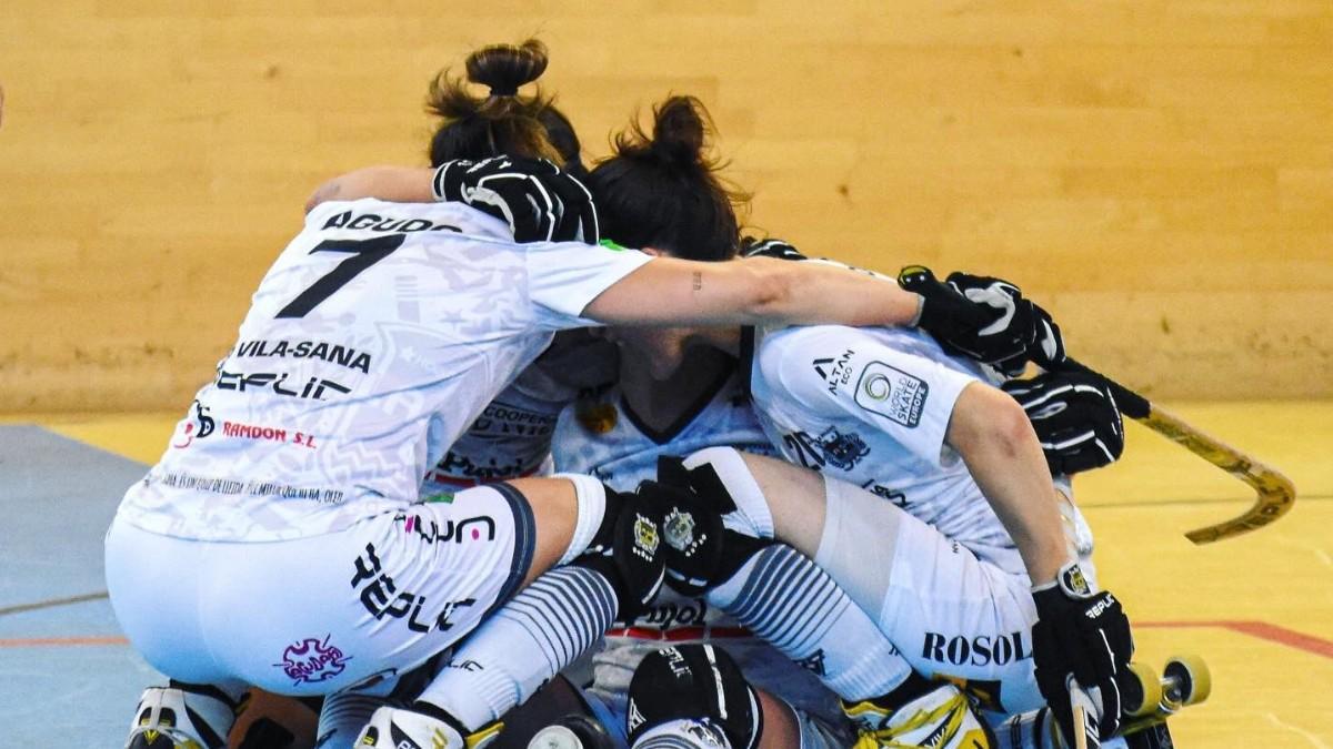 Las jugadores del Vilasana celebran el pase a la final