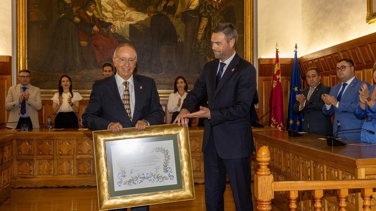 Distinción de Hijo Predilecto de Caravaca a José Antonio Melgares