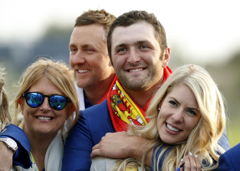 El equipo europeo celebra su victoria en la Ryder Cup