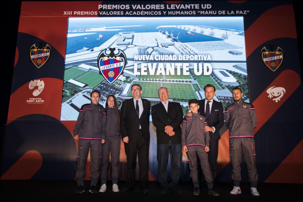 Presentación de la nueva ciudad deportiva del Levante UD en Nazaret