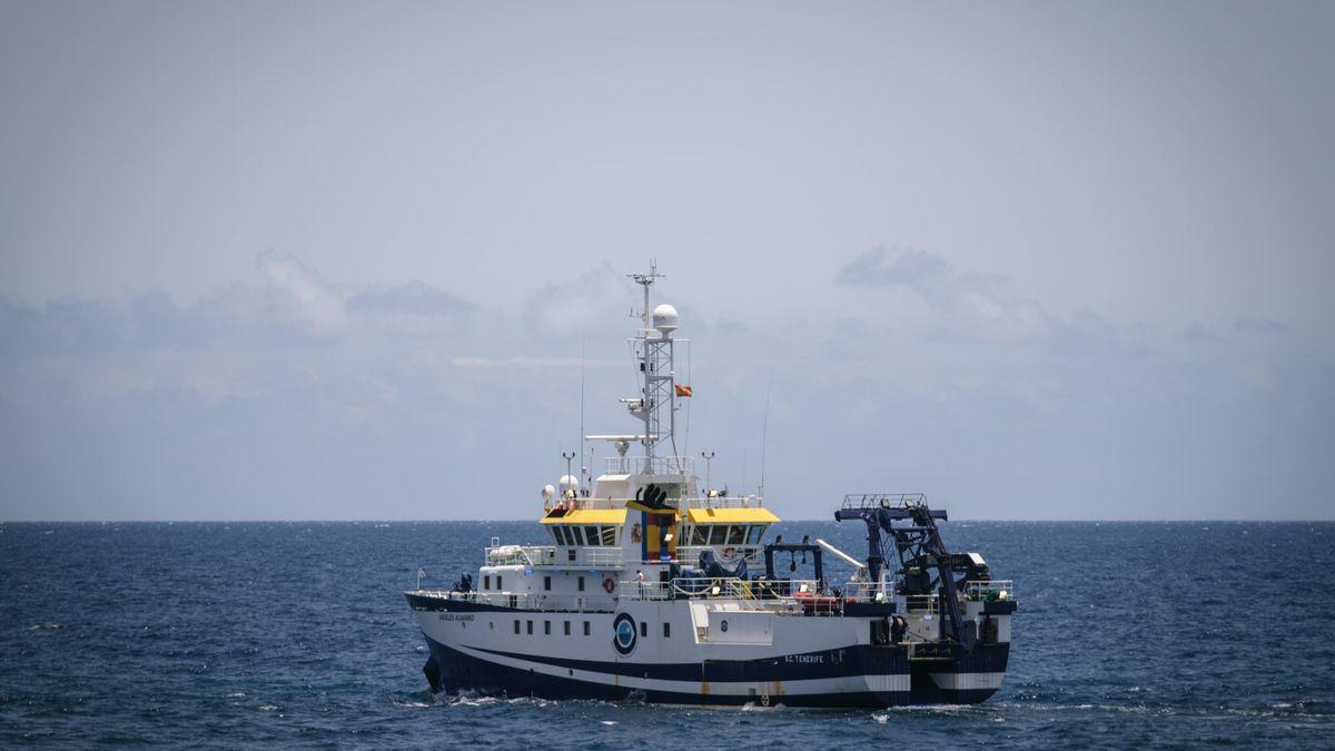 El buque oceanográfico 'Ángeles Alvariño'.