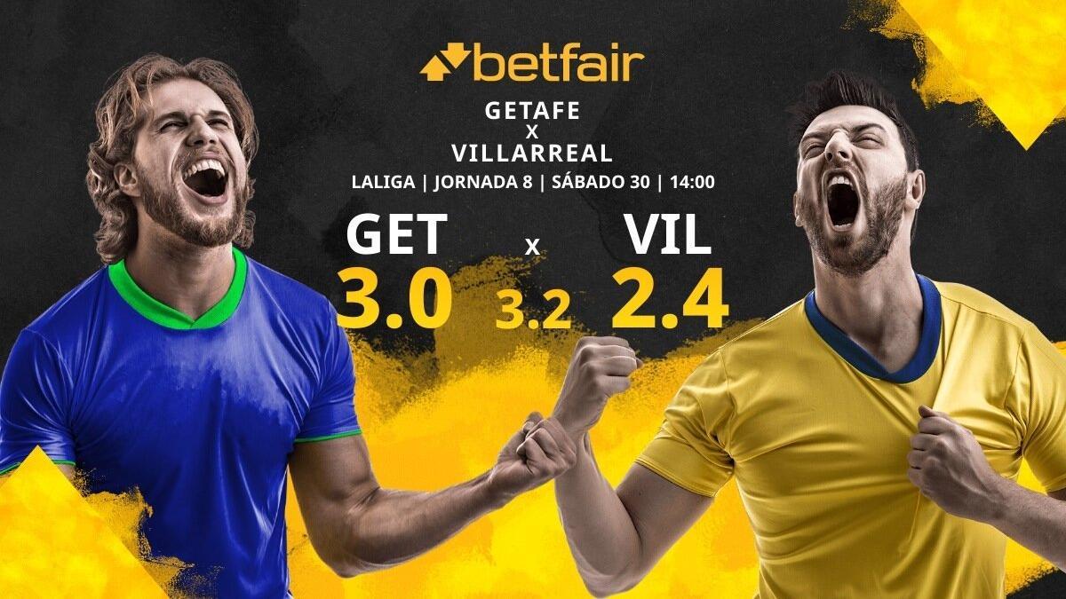 Getafe CF vs. Villarreal CF: horario, TV, estadísticas, clasificación y pronósticos