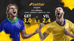 Getafe CF vs. Villarreal CF: horario, TV, estadísticas, clasificación y pronósticos