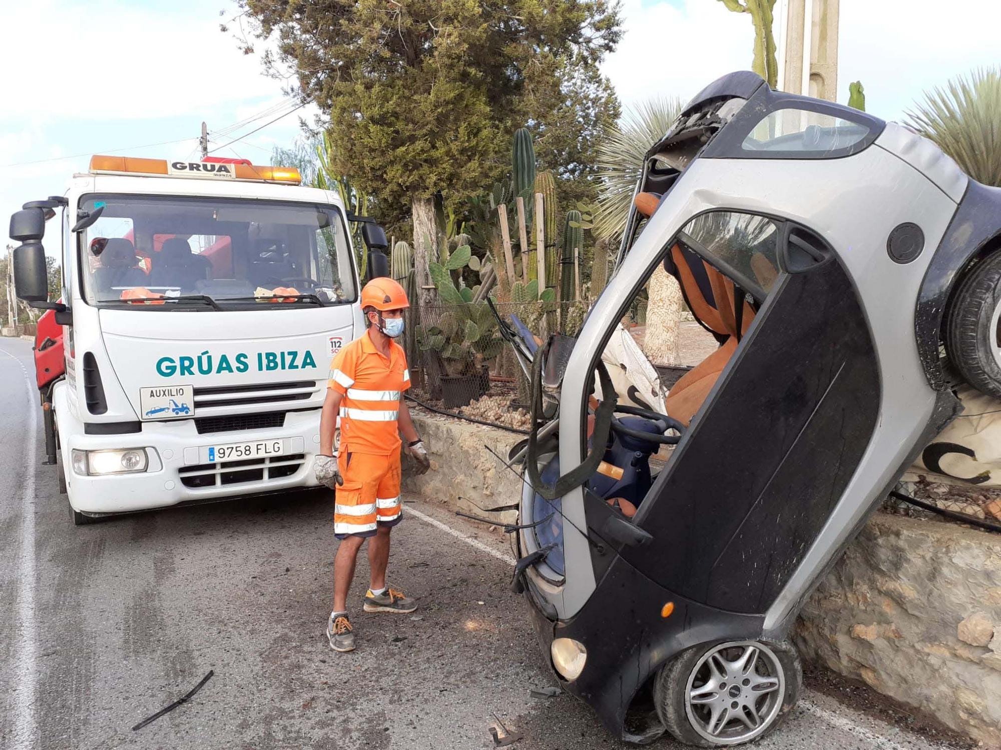 Accidente de tráfico carretera Porroig