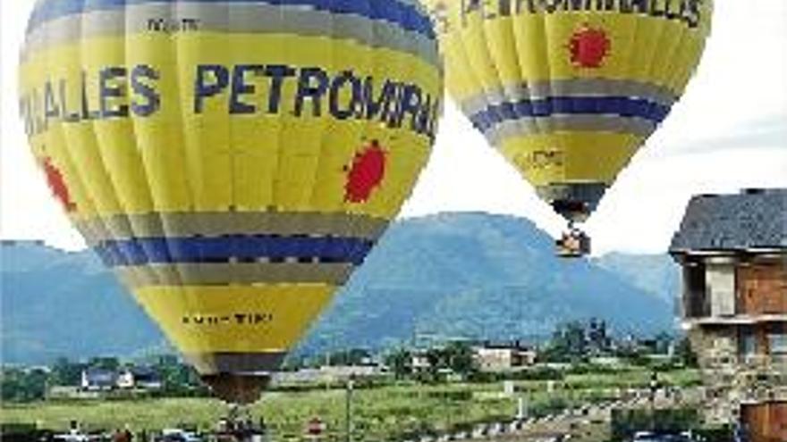 Jornada de vols turístics en globus a la Cerdanya