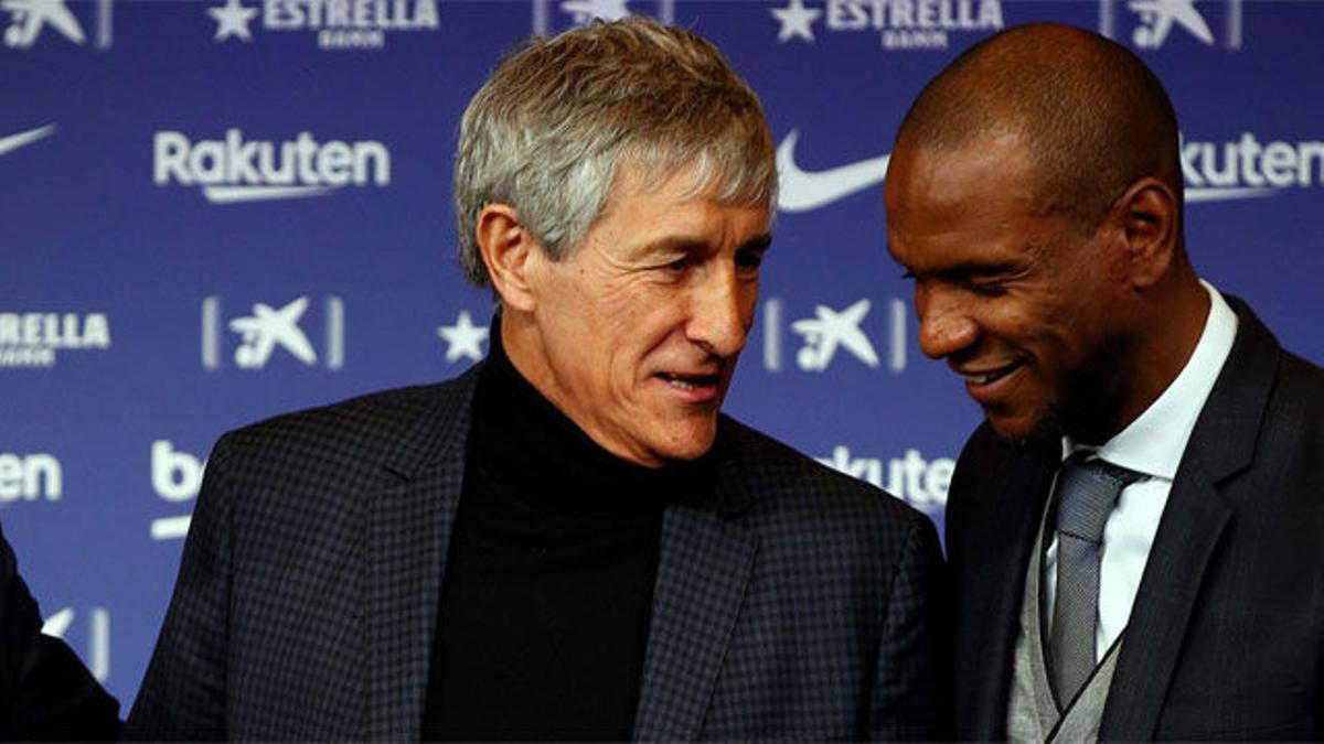 Abidal: "Quique Setién destaca por su filosofía de juego"