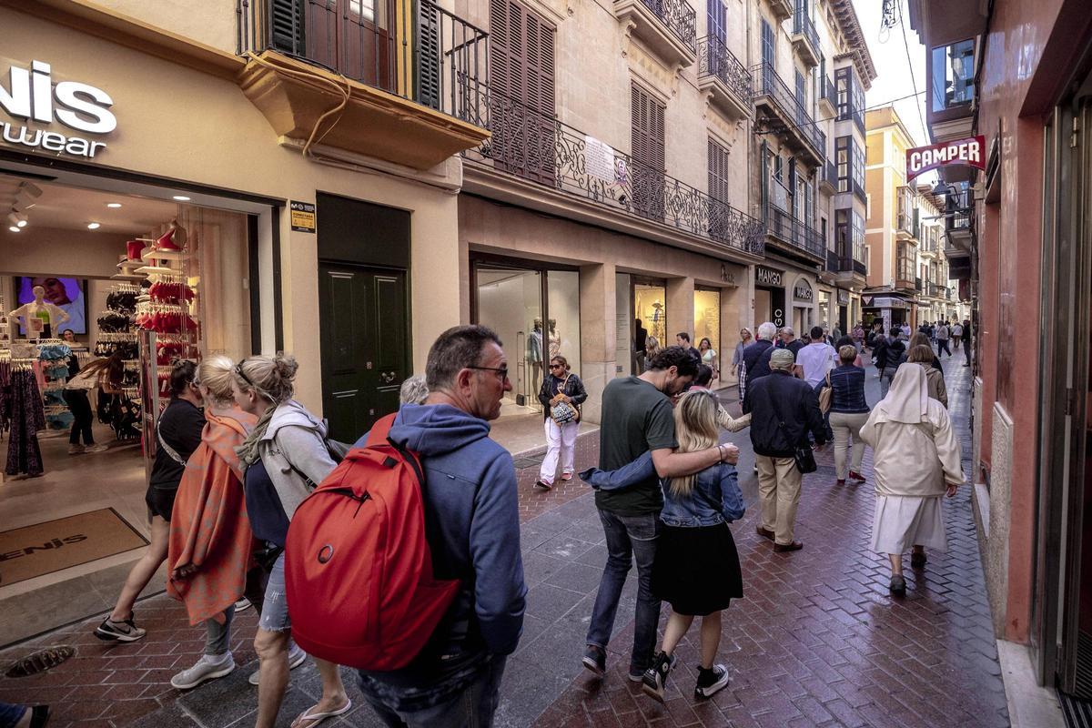 El comercio de Palma está registrando un descenso en la clientela de la part forana.