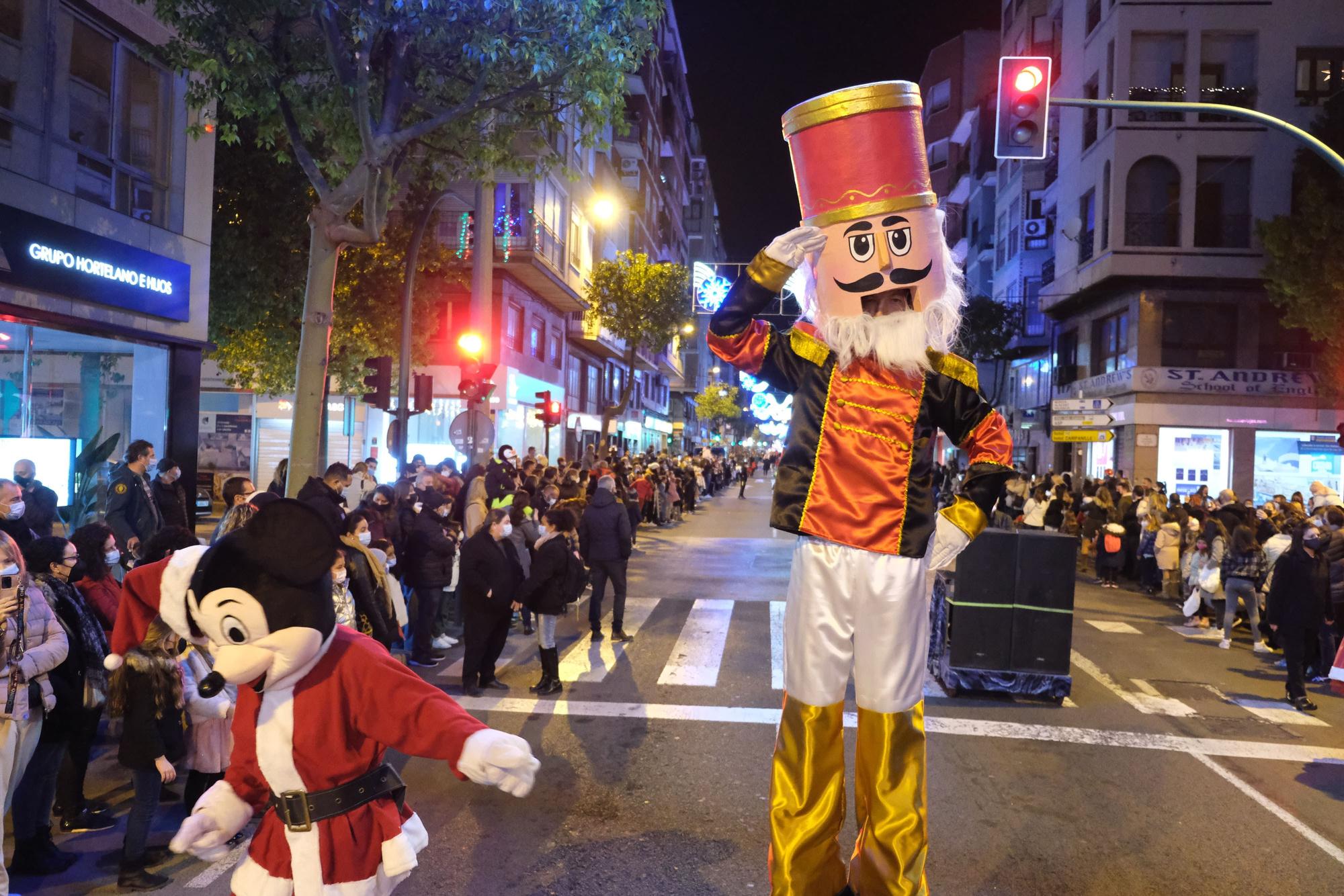 Cabalgata de Papá Noel en Elche