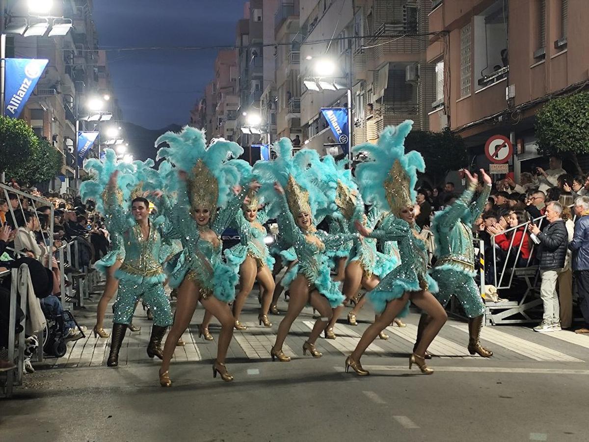 Las imágenes del desfile del Carnaval de Águilas (15 de febrero)