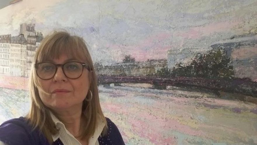 Inauguración de la exposición de Lola J. Valiente en la Fundación Caja Rural del Sur