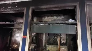 Una fuerte tormenta eléctrica causa un incendio en la Cámara de Comercio de Zaragoza