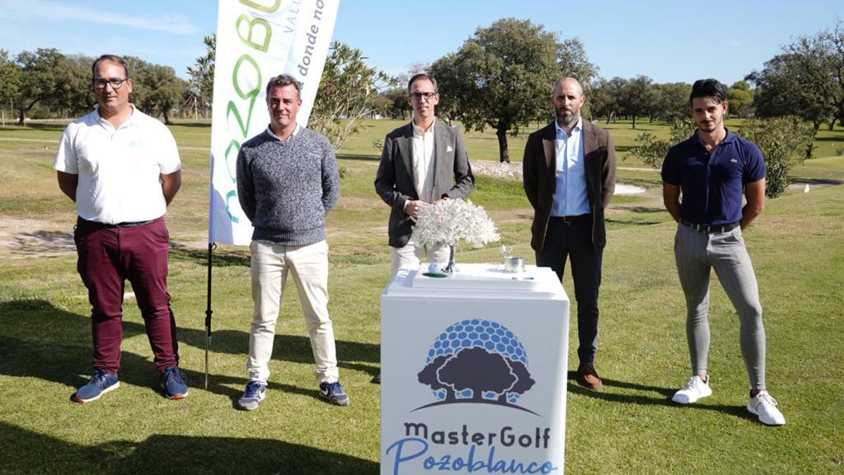 Presentación del torneo de golf en Pozoblanco.