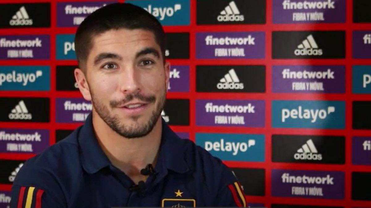 Carlos Soler, durante una entrevista a SUPER