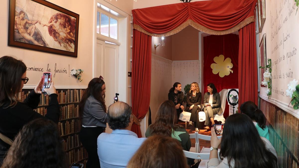 Un instante de la presentación de las iniciativas escolares.