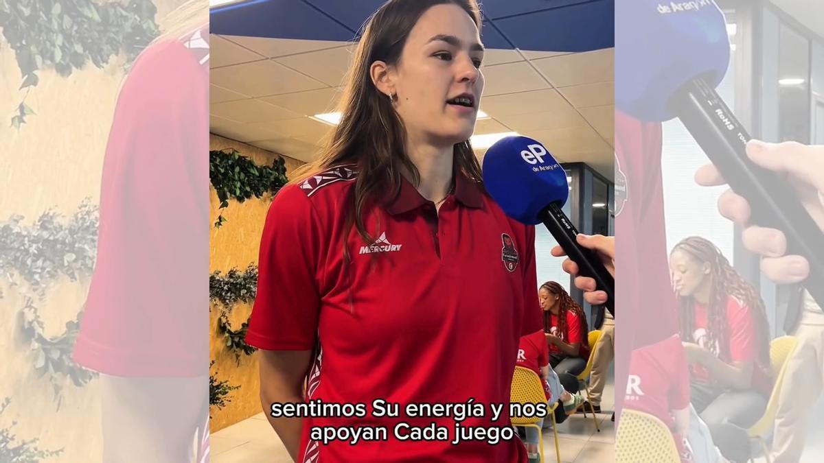Vídeo | Las jugadoras del Casademont hacen balance de la temporada en su visita a EL PERIÓDICO DE ARAGÓN