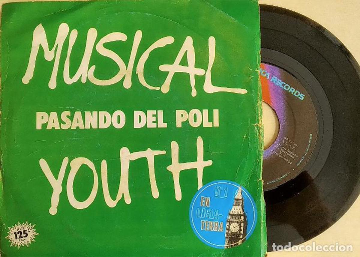 Portada del disco 'Pasando del poli', de Musical Youth.