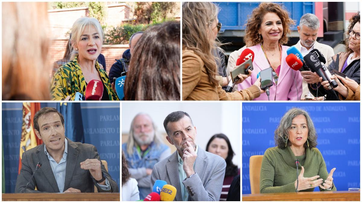 Cabezas de listas de los partidos en la provincia de Sevilla.