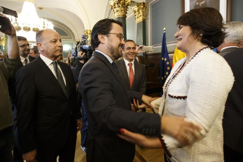 23.04.18 Las Palmas de Gran Canaria. Acto de toma de posesión de la nueva presidenta de la ZEC, Jimena Delgado-Taramona Hernández. Delegación del Gobierno de Canarias.  Foto Quique Curbelo  | 23/04/2018 | Fotógrafo: Quique Curbelo