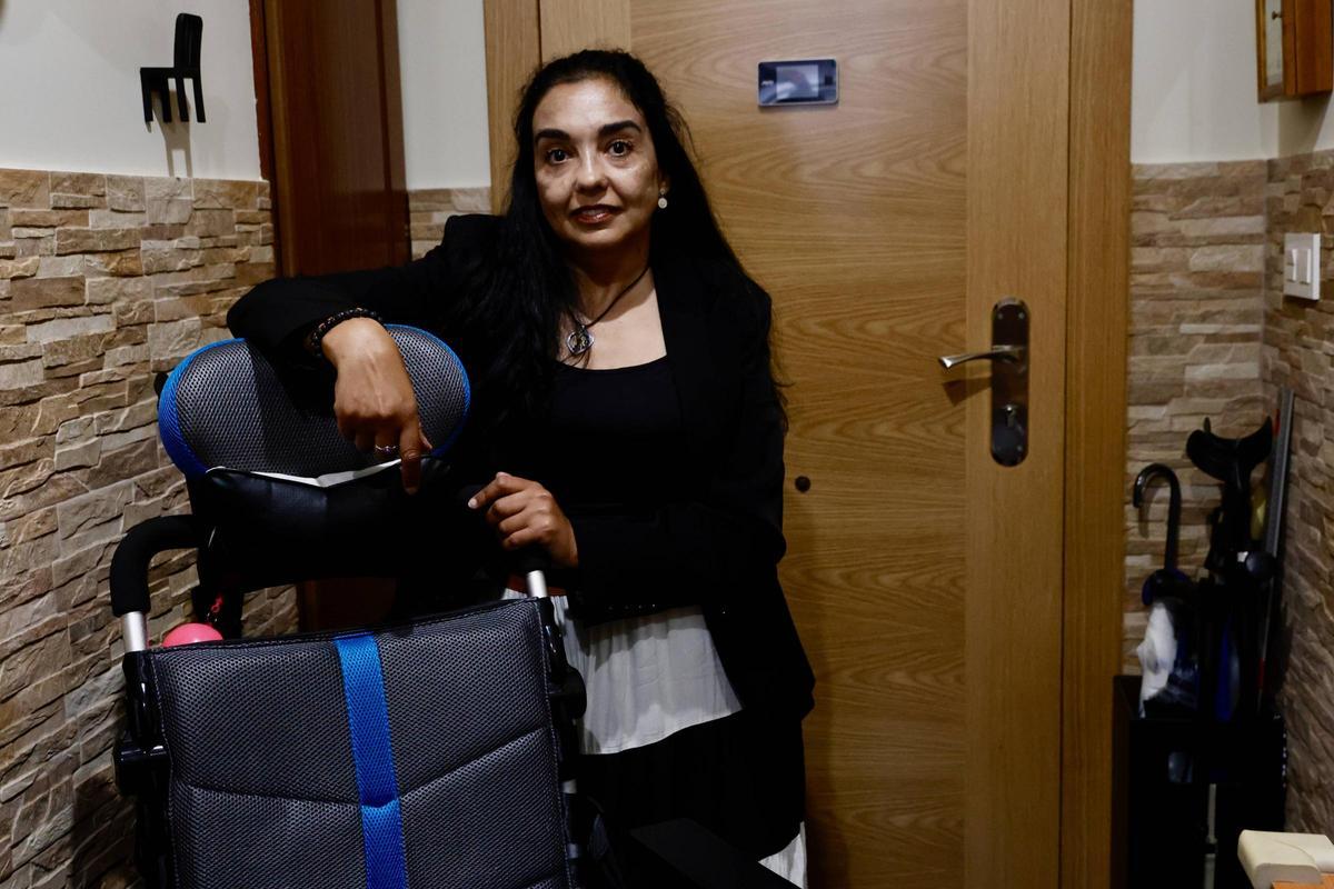 Belén Alves, en su casa