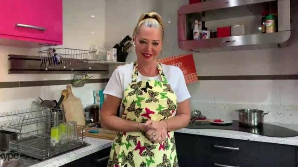 Belén Esteban cocinando desde su casa en 'Sálvame'