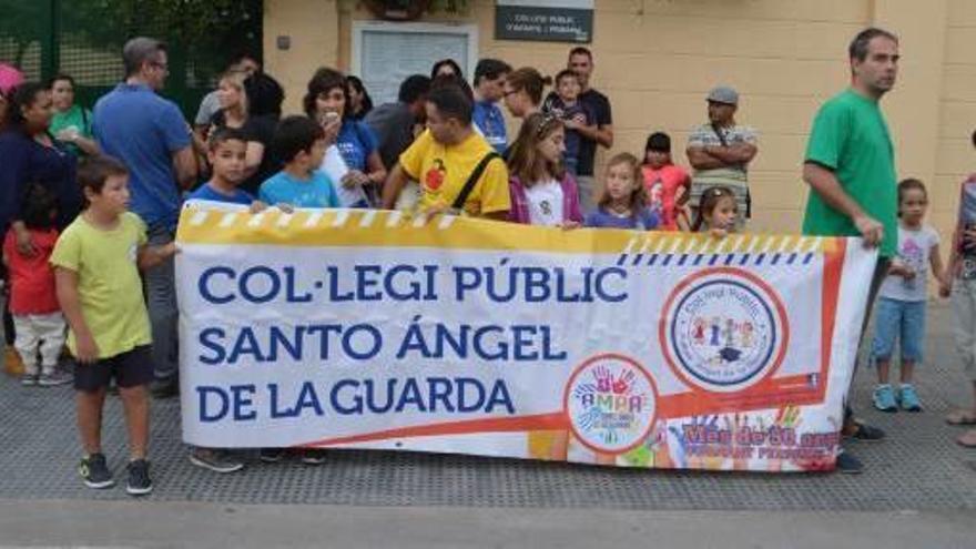 La Plataforma per l&#039;Ensenyament Públic denuncia la situación del colegio Santo Ángel