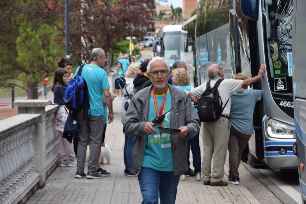 Berguedans a la manifestació de la Diada