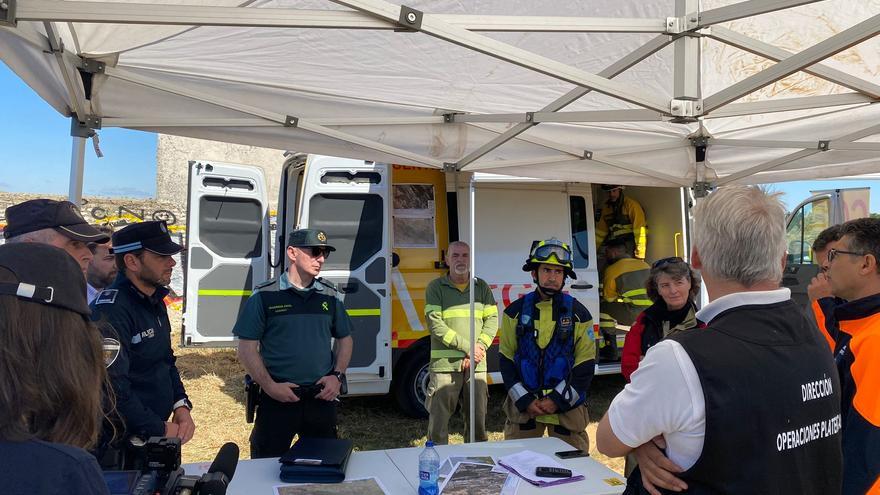 Finaliza con éxito el simulacro de incendio en la Sierra de la Mosca