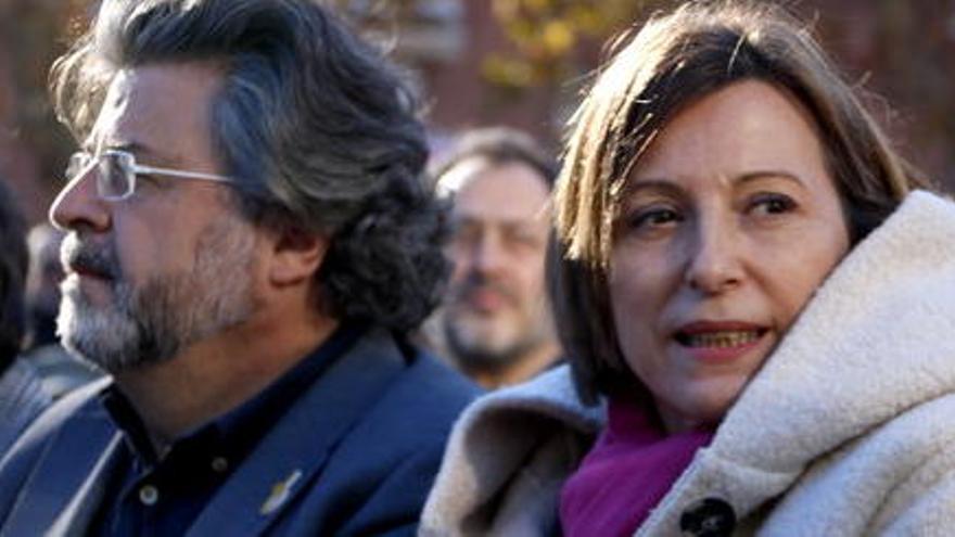 La presidenta del Parlament i número 4 de la llista d&#039;ERC per Barcelona, Carme Forcadell.