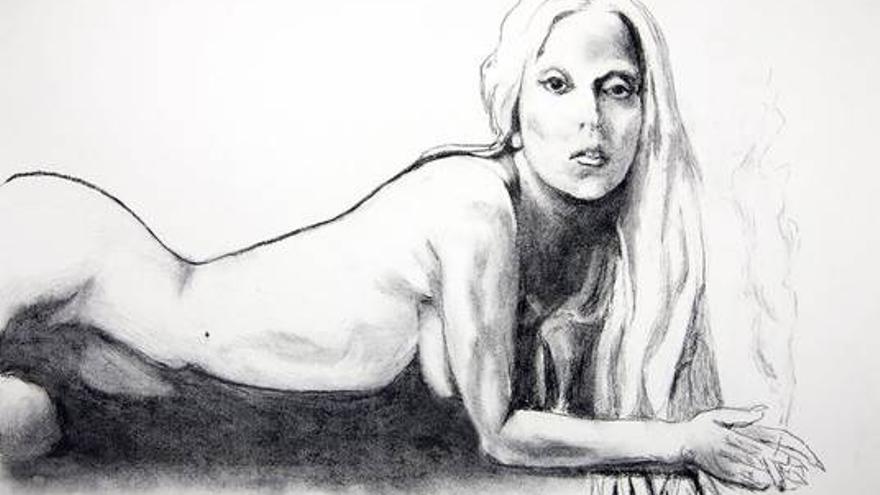 Lady Gaga posa desnuda al estilo de Kate Winslet en &#039;Titanic&#039;