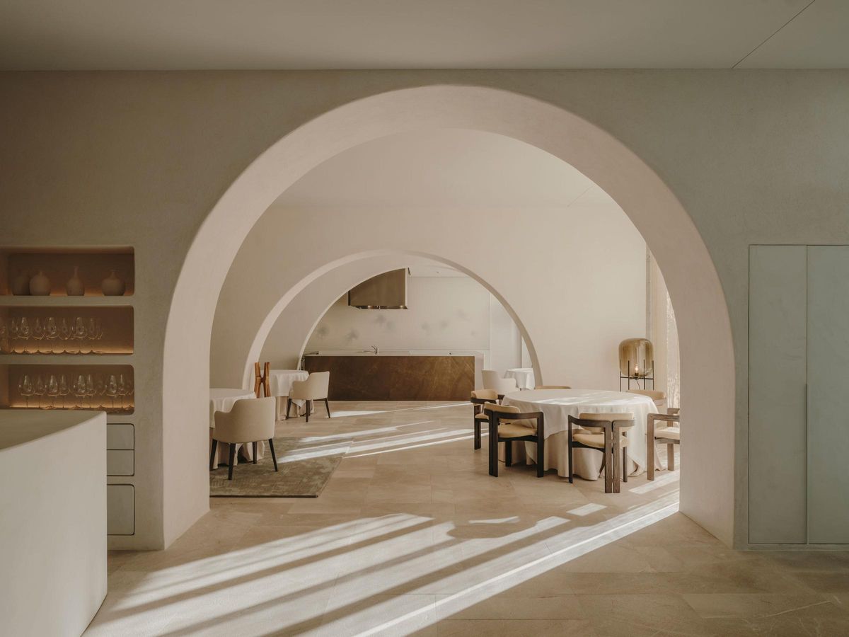 Los arcos hacen un guiño a la arquitectura tradicional en La Gaia.