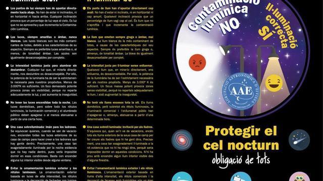 La AAE pide a los hoteleros de Ibiza que no sobreiluminen el cielo