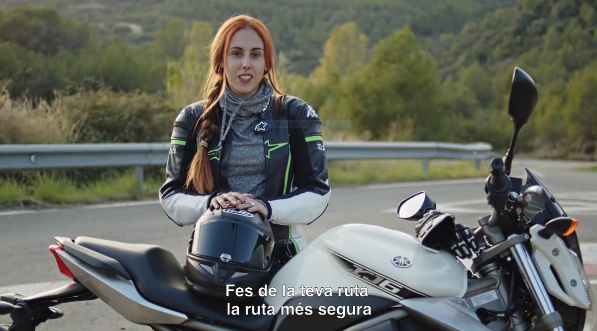 Zaira Gimenez: “En moto tu ets el xassís, si et passa alguna cosa ets tu amb l’asfalt” Zaira Gimenez: “En moto tu ets el xassís, si et passa alguna cosa ets tu amb l’asfalt”