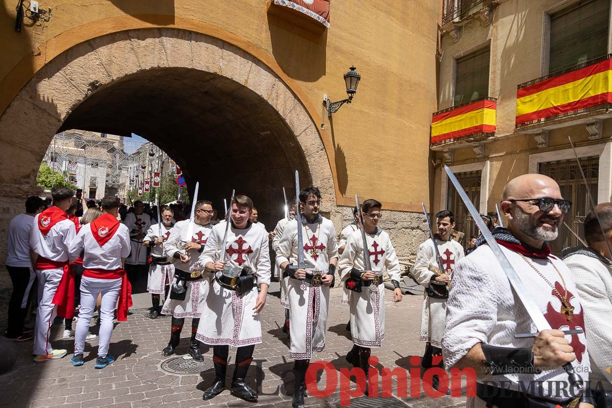 Moros y Cristianos en la mañana del dos de mayo en Caravaca