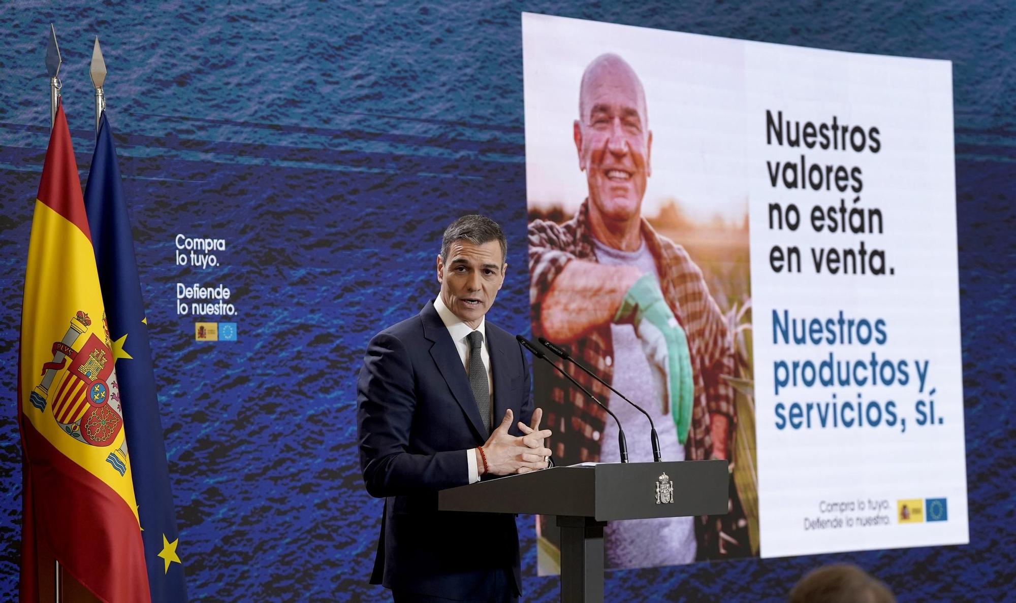 Pedro Sánchez comparece en Moncloa tras el anuncio de aranceles de Donald Trump