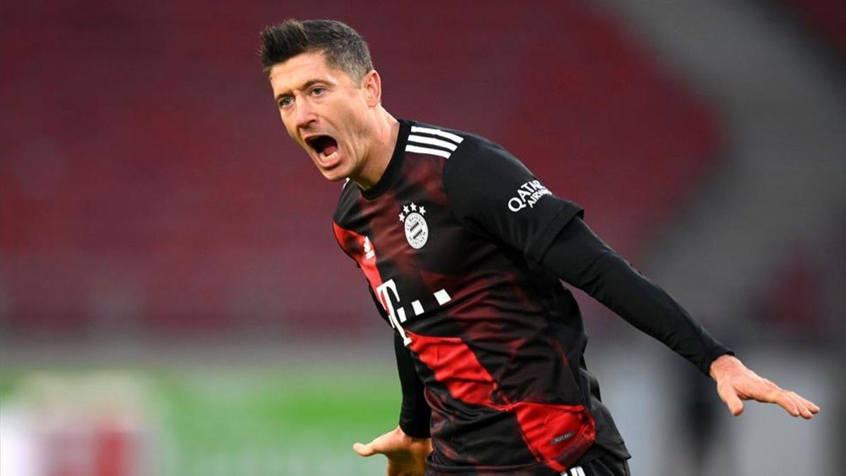 Lewandowski anotó el segundo gol para los bávaros.