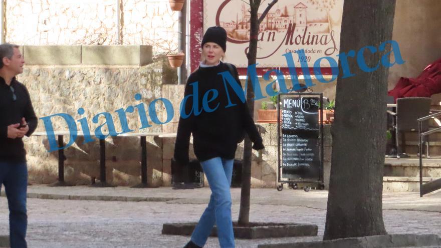 Nicole Kidman se pasea por Valldemossa