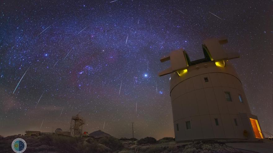Cien meteoros atravesarán el cielo cada hora en Canarias el fin de semana