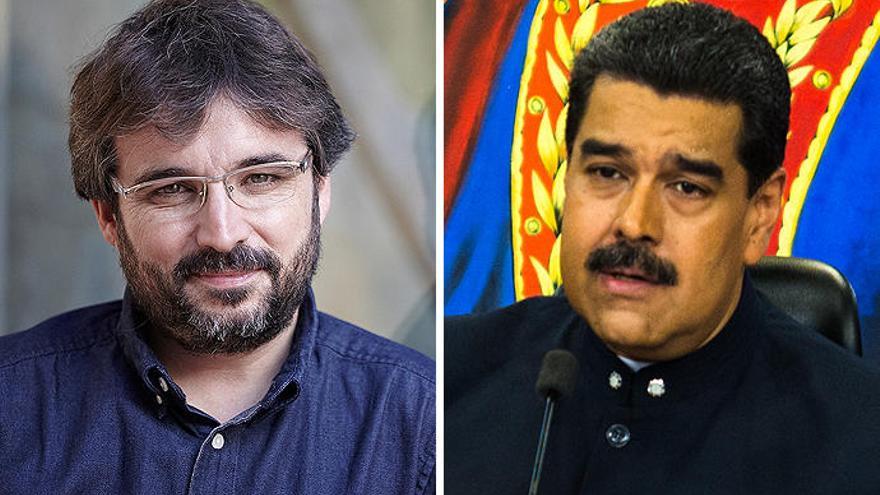 Jordi Évole y Nicolás Maduro.