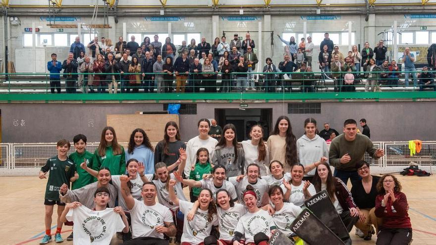 Nace la cantera del Marineda Hockey: «La base es fundamental para garantizar la continuidad del proyecto»
