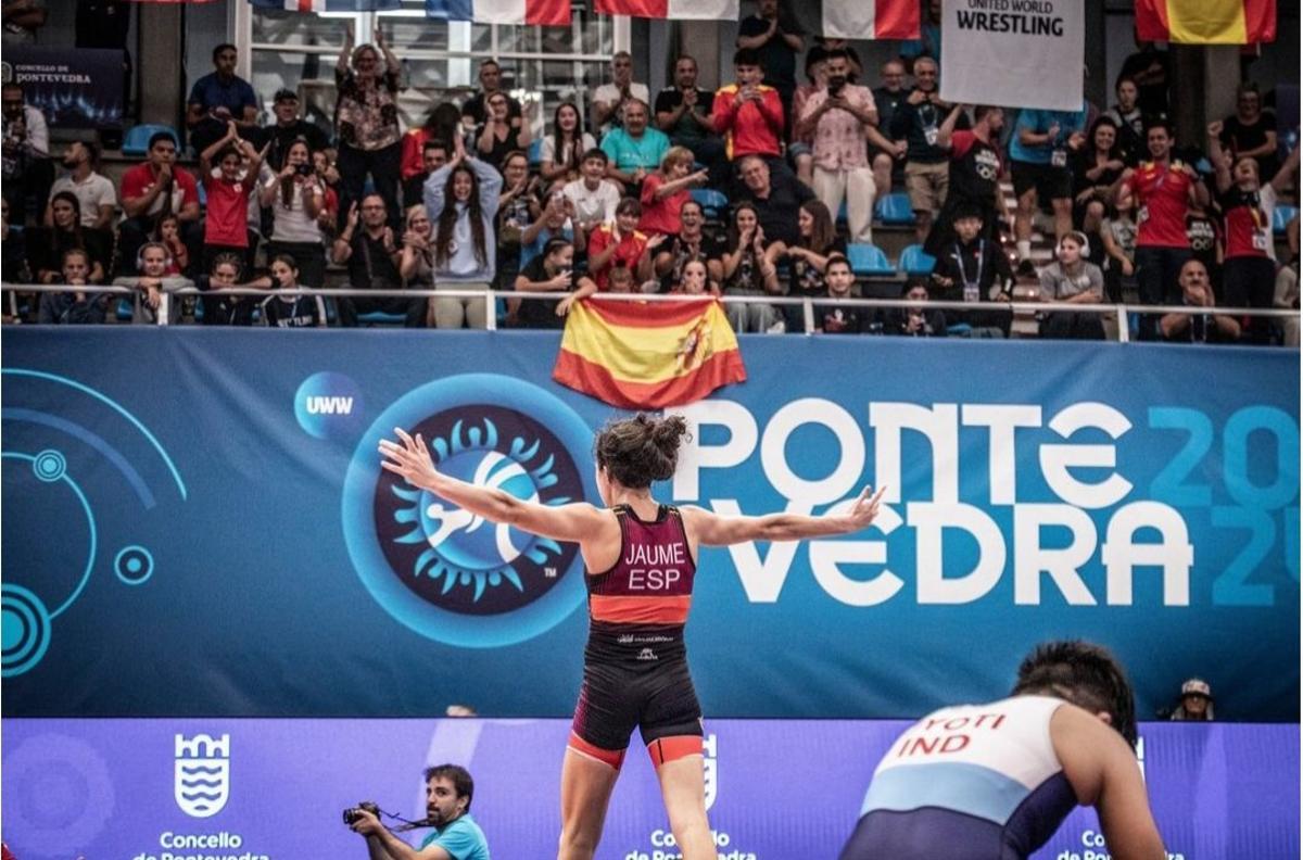 Carla Jaume, plata en el Mundial sub-20 de lucha