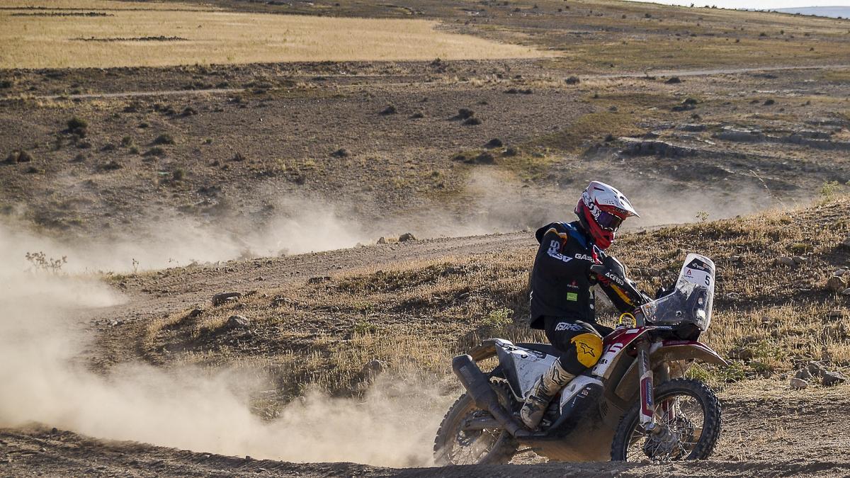 Tosha Schareina, durante la última etapa de la Baja Aragón.