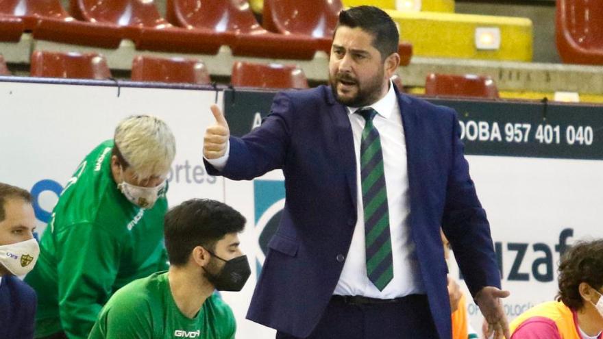 Josan González, durante un encuentro del Córdoba Patrimonio de la Humanidad de fútbol sala.