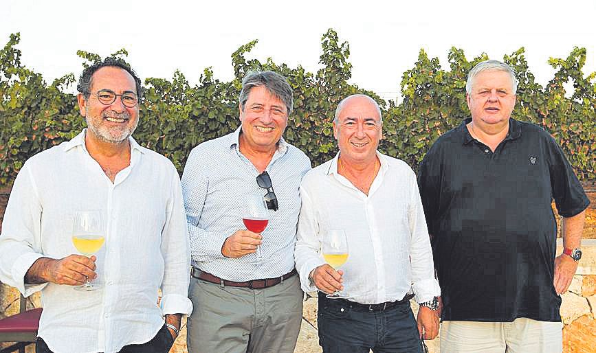 Mateu Obrador, Biel Barceló, Pedro Fernández y Rafel Roig.