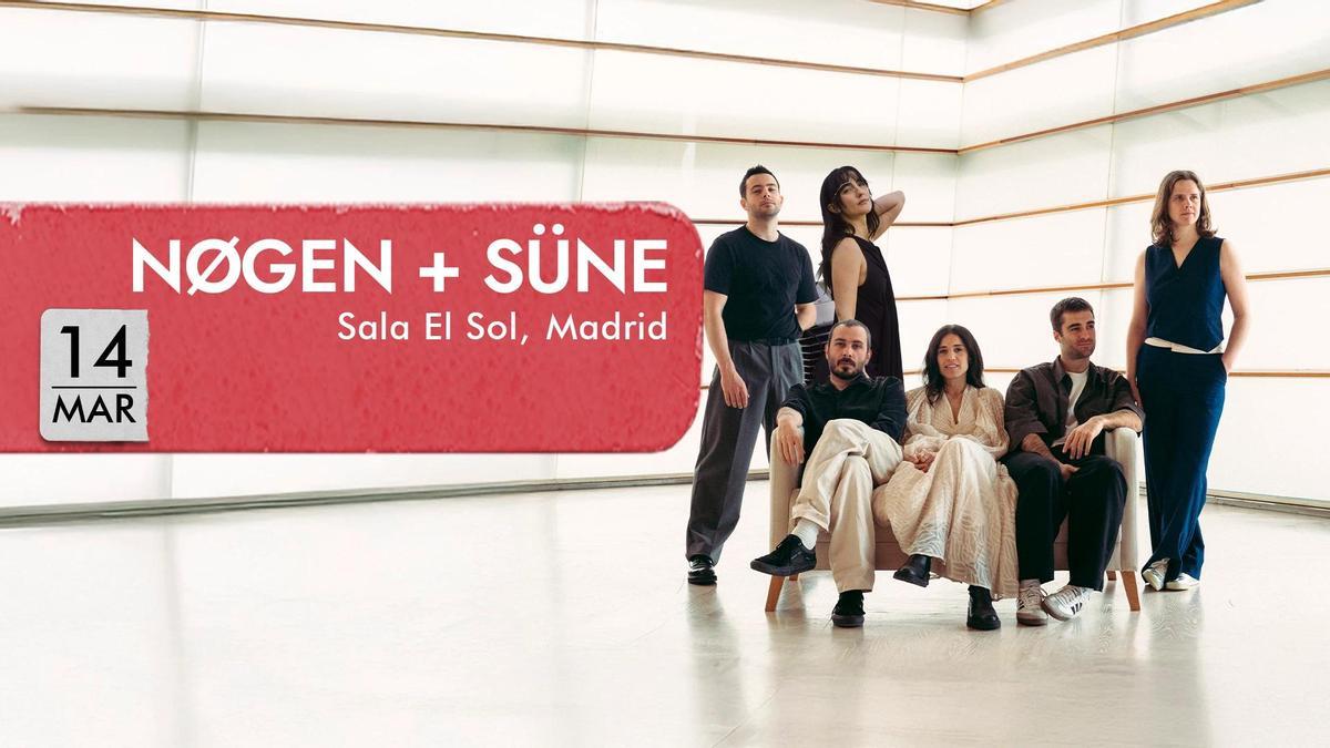 Las bandas Nøgen y Sune comparten escenario en la sala Sol, en el centro de Madrid