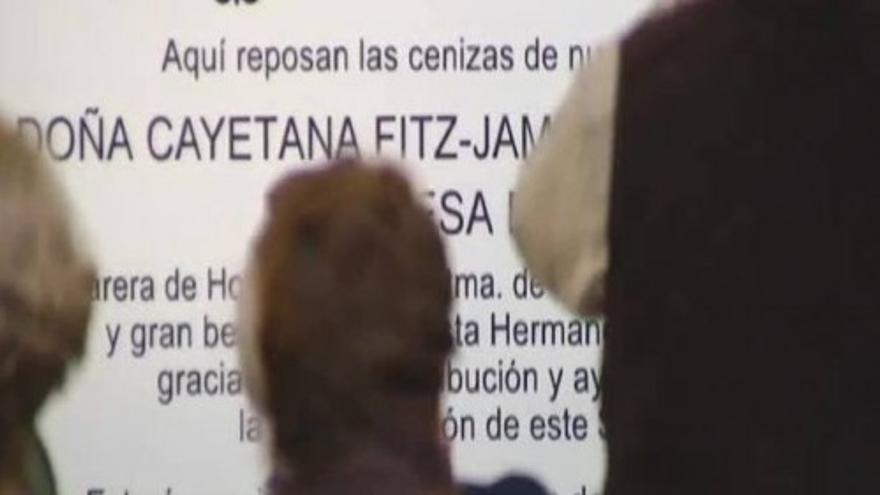 Doña Cayetana descansa en la Hermandad de los Gitanos